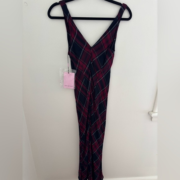 REVOLVE Navy and Red Plaid Maxi Dress - Picture 8 of 8